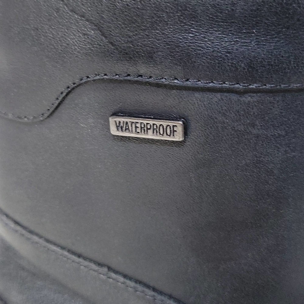Blondo Leather Black Waterproof Boots, Men's 11.5 - Picture 3 of 16